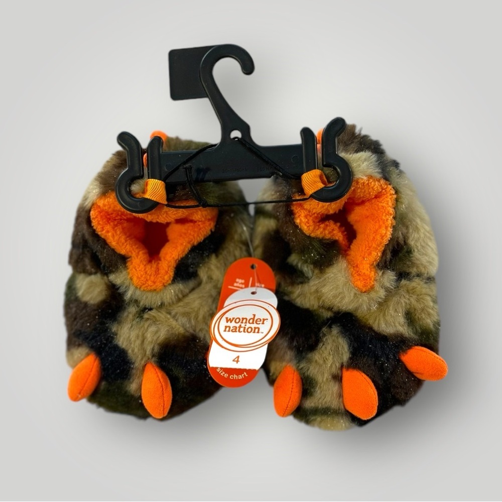 🟢5/$25 Wonder Nation Animal Print Slippers - Picture 2 of 6